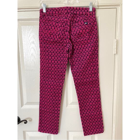 Pink Corduroy Pants Pink Navy Vineyard Vines Girls Size 12 - Picture 3 of 11